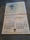 Vintage 1963 Chesapeake And Ohio Railway Calendar Chessie