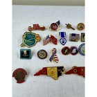 Vintage Military Patriotic North Carolina Lions Club Enamel Lapel Pin Lot 30 pc