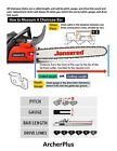 18  Archer Chainsaw Chain 3 8lp-050-62dl Electric Chainsaw Oregon Cs1500 