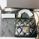 Chanel Novelty Makeup Beauty Shoulder Mini Pouch Bag 4 7 X 4 5 In -unused