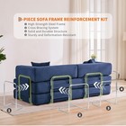 Convertible Sleeper Sofa Bed  modern Loveseat Couch Floor Sofa Bed  space-saving