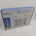 Bubzi Co Baby Handprint Footprint Kit Keepsake Clay Frame Set Sealed Gift