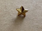 Large Pronged Gold Star Attachment Device For Medals And Ribbon Bars