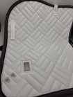 Equestrian Stockholm Dirtyy   Jump Saddle Pad Full Modern White Dark Violet 
