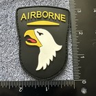 Army Airborne American Hook   Loop Pvc Morale Patch