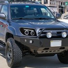 2003-2005 Toyota 4runner Upgraded Dual Rims Led Projector Headlights Black Pair