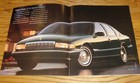 Original 1996 Chevrolet Caprice Classic Sales Brochure 96 Chevy