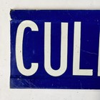 Cullen Ave   Metal Road street Sign Double Sided Leominster Massachusetts 24 x6 