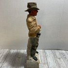 Vtg Rare 1969 Casual Indian Lionstone Whiskey Decanter 1969 Kentucky Porcelain
