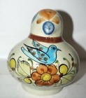 Vintage Mexican Folk Art Tonala Bird Hand Painted Signed Solis 6 5  Great