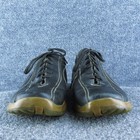 Vtg Steve Madden Carltonn Men Sneaker Shoes Size 8 Medium Black Leather Lace Up