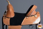 Hilason Western Horse Treeless Trail Barrel Saddle American Leather   For Horses