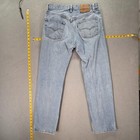 Vtg Levis 501 Jeans Mens Light Wash Blue Button Fly Usa Fits 30x29