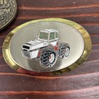 Vintage Lot Of 9 Western Men   s Belt Buckles Silver   Gold Tones W  Mixed Themes