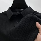 Men s Breathable Summer Polo Shirt Short Sleeve Business Casual Solid Top Gift