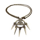Anime Necklace Yu-gi-oh  Amulet Neck Pendant Millennium Wheel Wisdom Ornament