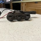 2 Lionel O Gauge 6 Wheel Black Passenger Trucks W  Power Pick Up   Coupler New