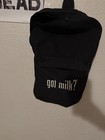 Got Milk Black Backpack With Front Zip Pocket Vtg 90s Promo Ad Purse Htf Rare