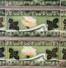 15 Alfred Meakin -  Antique Art Nouveau Majolica Border Tile C1900