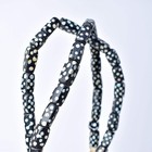 Rectangular And Round Black Skunk Venetian Trade Beads