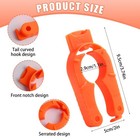6 Pack Plastic Bottle Cap Opener     Easy-grip Water soda Can Opener For Arthritic