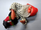 Vintage Arne Tasle Askim Norge Poseable Elf Gnome W sweater 10  Tall-so Cute