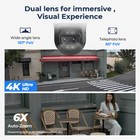 Reolink Trackmix Poe 4k 8mp Dual Lens Ptz Auto Tracking Outdoor Security Camera