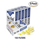 5 Total Nic-out Cigarette Filters Packs - Less Tar And Nicotine  150 Filters 