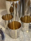 Vintage D r g m German Travel Bar Cocktail Shaker Set  Art Deco