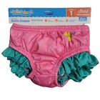 Swim School Reusable Swim Diaper Butterfly Pink 12 Month Girl 13-22lbs 