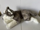 Animal Alley Husky Plush Dog 22    Wolf Large Laying Stuffed Toys R Us 