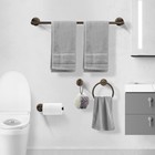 Antique Oil Rubbed Bronze Bathroom Hardware Set 24 Inch Towel Bar Accessories