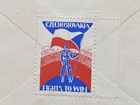 Wwii Czechoslovak Field Post Cover Great Britain Kgvi 2  d Fights To Win Label Uk