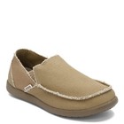 Crocs Santa Cruz Loafer Shoes Mens Size 8 Khaki Canvas Slip On  9823  
