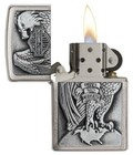 Zippo Harley Davidson Chrome Lighter With Emblem  Item 200hd h231  New In Box