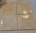 22 Pattern 5x5 Tiles Tan   Cream  3 Have Chips See Photos 