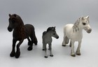 Schleich Fell Pony Family Miniature Horse Figures 2012 Retired 13739 13740 13741