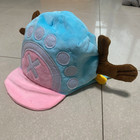 One Piece Tony Tony Chopper Hat Anime Cosplay Costume Cartoon Cap Plush Gift