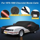 Qunsunus Car Cover For Chevy Monte Carlo 1970-1988  Waterproof Car Covers Wit   