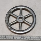 Vintage Chrome Plated  Brass Fire Valve Hand Wheel Steampunk Valve Knob