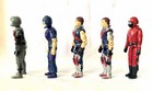 Vintage 1985 Gi Joe Arah Series 4 Action Figure Lot - Cobra Eel Crimson Guard