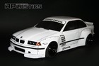Rc Drift Car Body Kit Shell Parts 1 10 Bmw E36 New Aplastics Only Bodykit