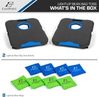 Eastpoint Light-up Cornhole Board Set - 24 X 24  X 18   Bean Bag Toss Green
