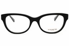 Coach Hc6187 5002 Black 52mm Eyeglasses New Authentic