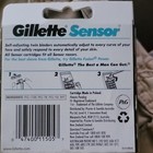 Gillette Sensor 2-blade Stainless Steel Cartridge Refills  10 Cartridges
