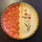 Hand Painted Dinner Plates Set Of 4 niemann Marcus Dishes From Italy signed