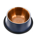 Brklz Stainless Steel Pet Bowl Cat Dog Food water Feeder Non-slip Silicone Base