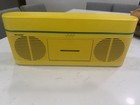 Sharp Qt-v40 Yellow Vintage Am fm Stereo Cassette Boombox Retro Working  1990s