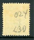 Iceland 1902 Official 20 Aur Scott  o24 Variety Tall  i  Mint D527