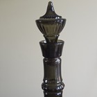 Jim Beam I Dream Of Jeannie Genie Bottle 1960 s Smoke Green Glass Decanter Vtg